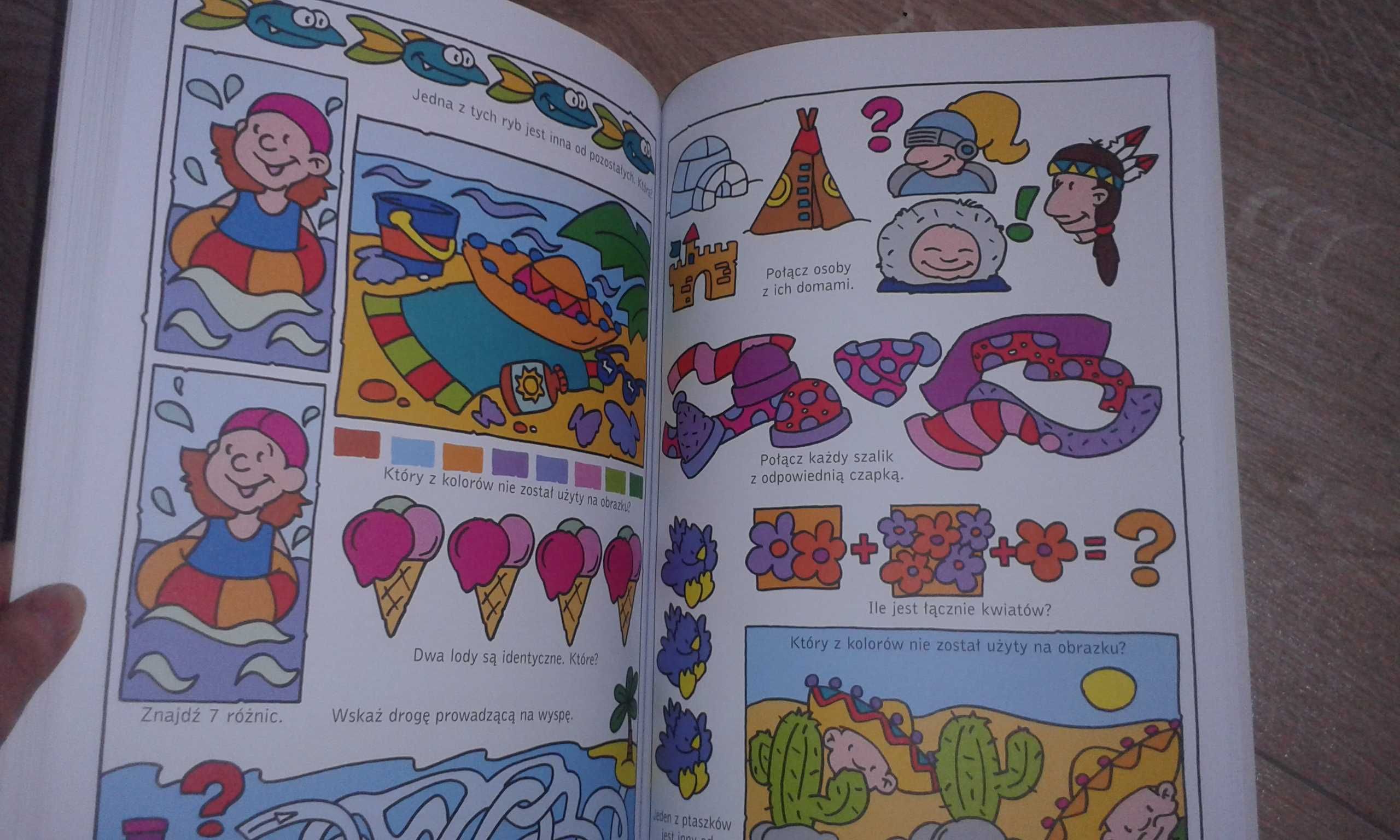500 Łamigłówek książka dla dzieci zagadki labirynty