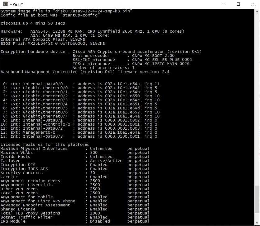 Межсетевой экран Cisco ASA5545-K9/ ASA 5545-X нал/безнал