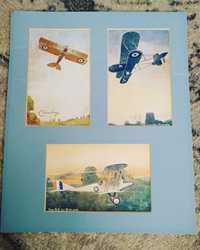 Kolekcjonerskie unikatowe  pocztówki Tuckpostcards seria  Lotnictwo