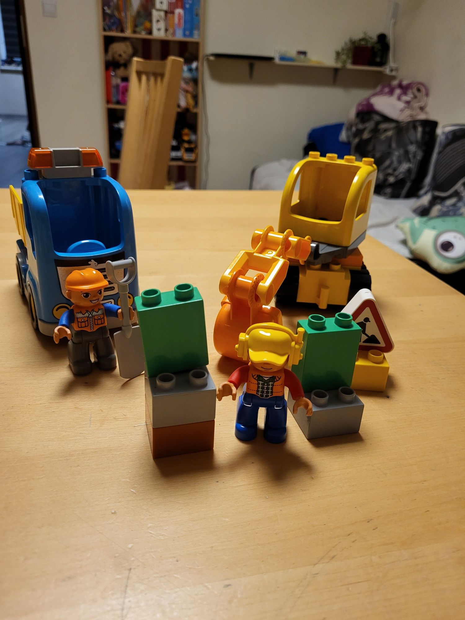 Lego duplo koparka i wywrotka