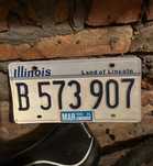 Tablica rejestracyjne Illinois