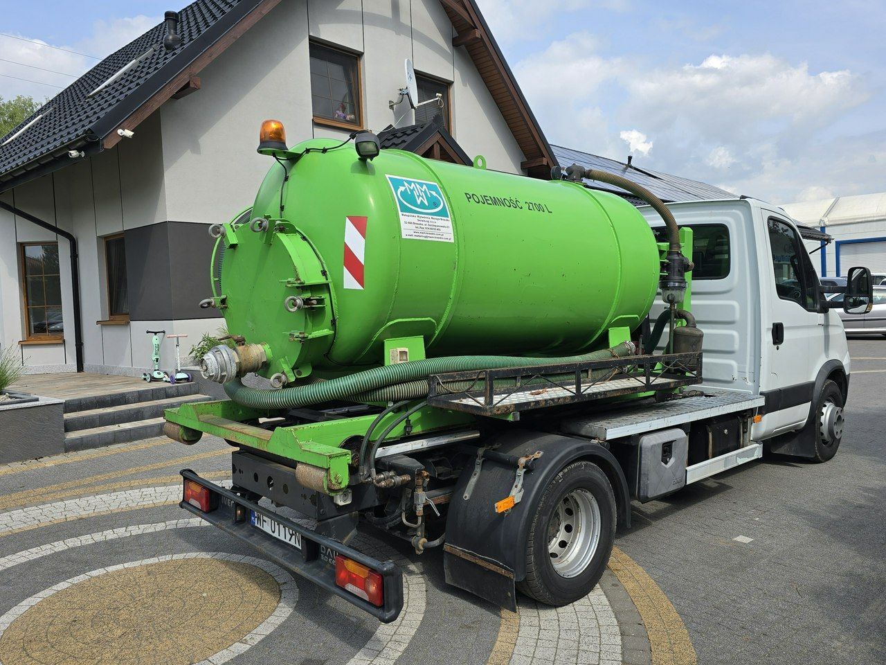 Iveco DAILY 65C17 / Skibicki HKS  Hakowiec / Asenizacyjny / WUKO / Salon PL I-właściciel
