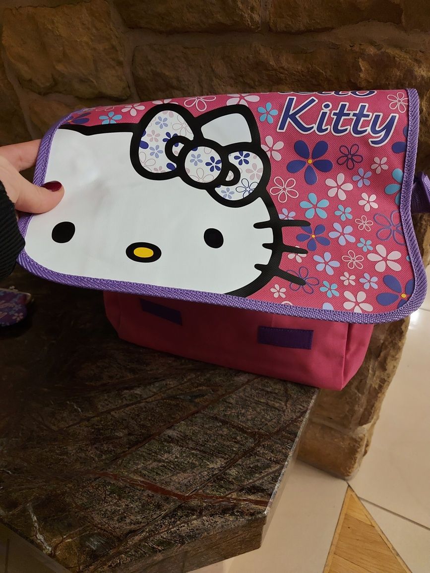 Oryginalna torba listonoszka na wycieczki Hello Kitty / prezent dla d