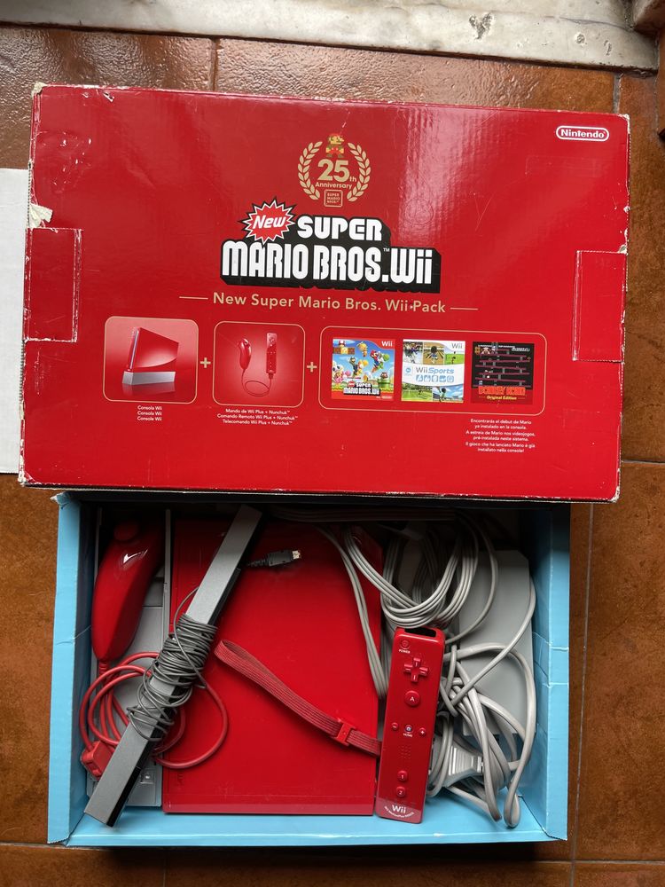 Nintendo Wii 25º Anniversary Mario Edition