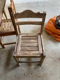 cadeira de jardim de madeira