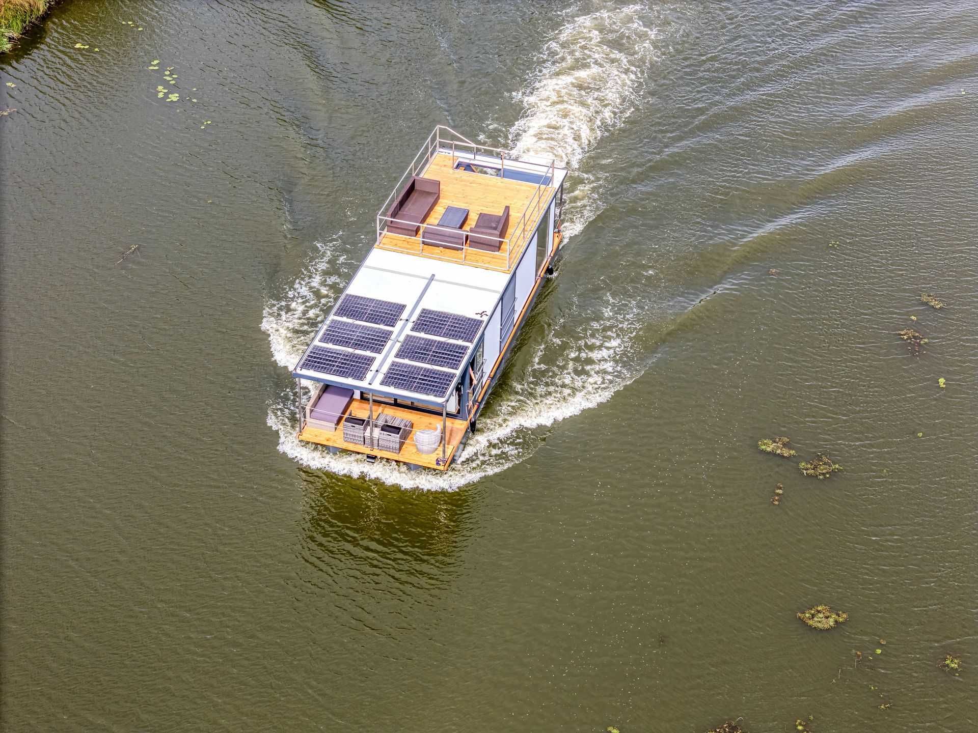 NAUTIA L11 Houseboat Hausboot Dom na wodzie Pływający łódź Jacht