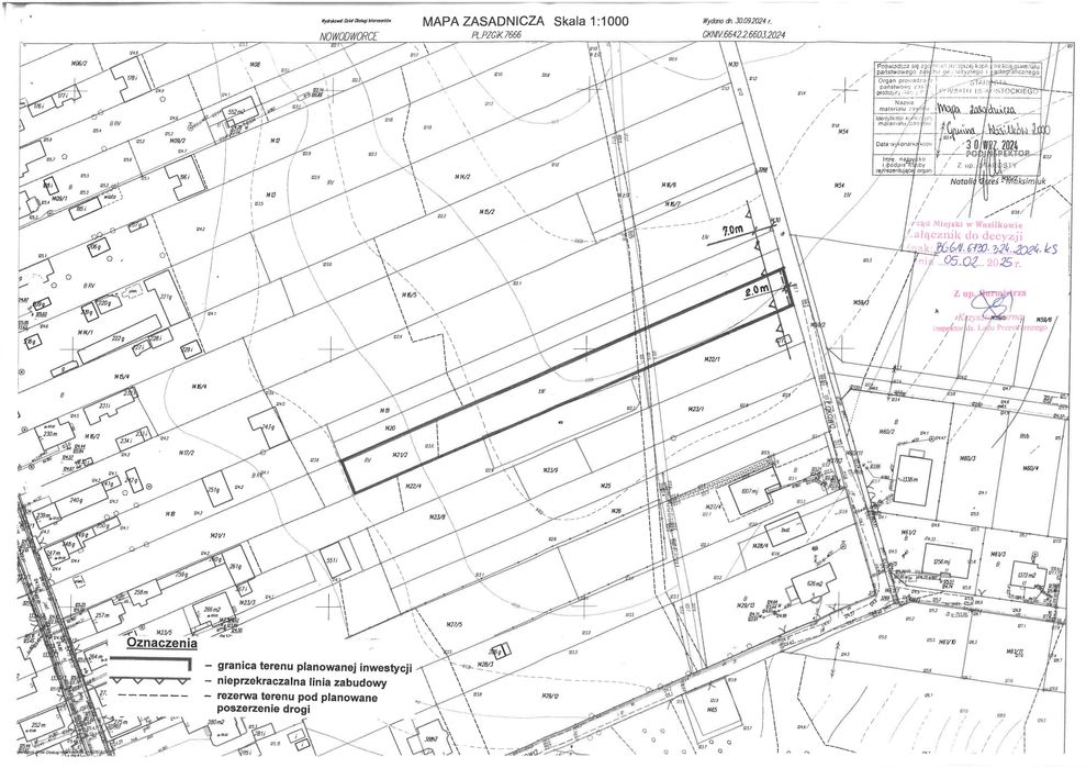 Działka budowlana z WZ, 2821 m.kw. 10 minut od centrum Białegostoku