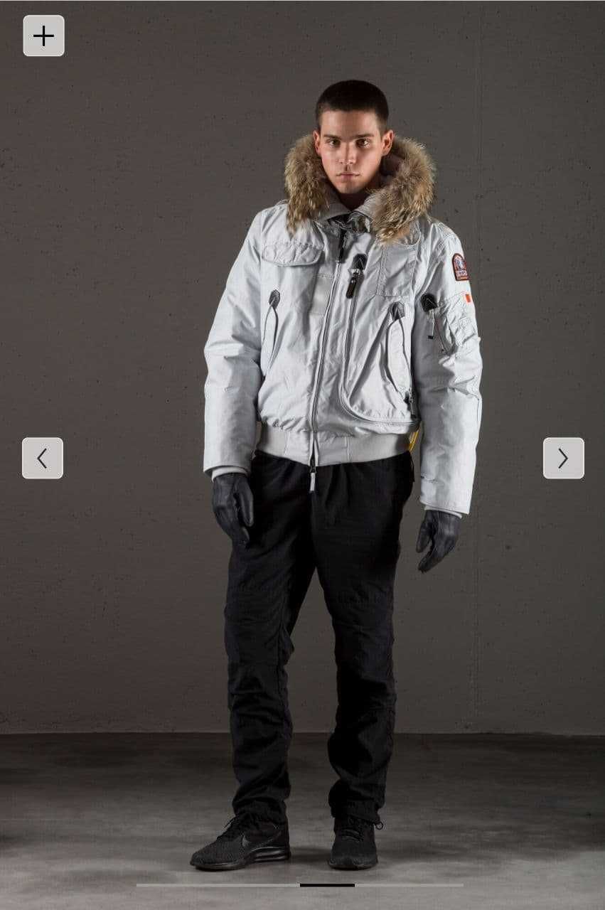 Куртка мужская зимняя PARAJUMPERS Gobi  стильный комфортный пуховик.