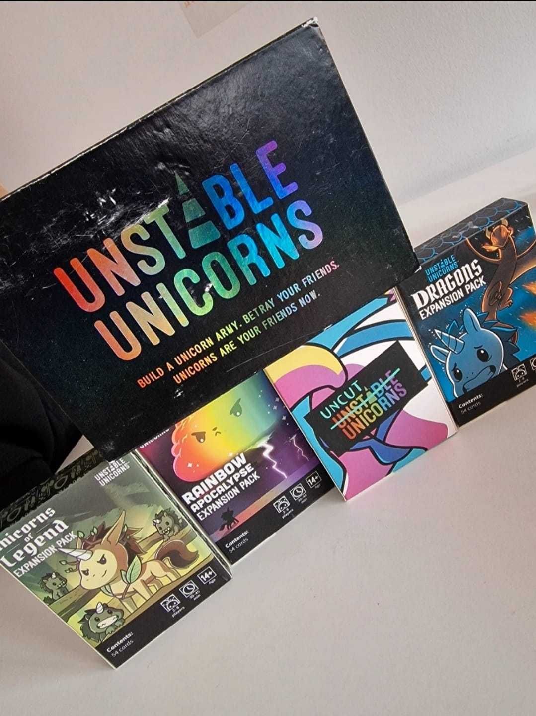 Unstable Unicorns + 4 expansões