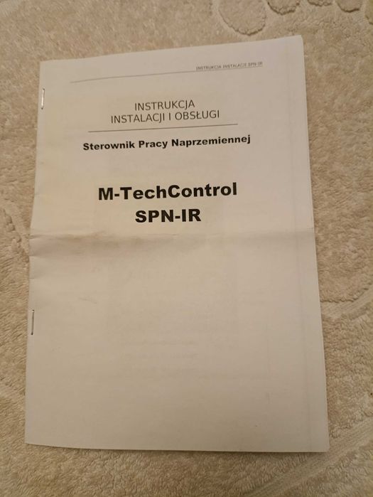 SPN-IR M-TechControl sterownik pracy naprzemiennej