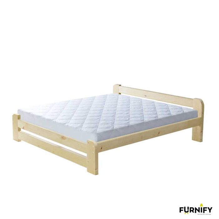 Łóżko z naturalnego drewna lub bielone | 80/90//140x200