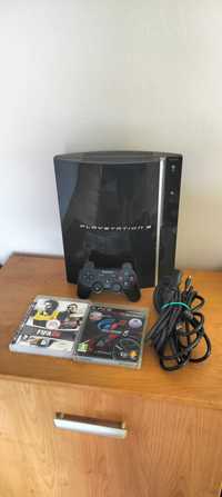 Konsola PS3 CECHL04 80 GB , pad , gry , okablowanie