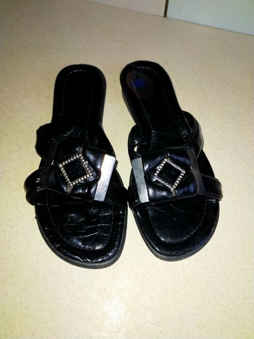 Klapki sandały CB tureckie lakierki nowe