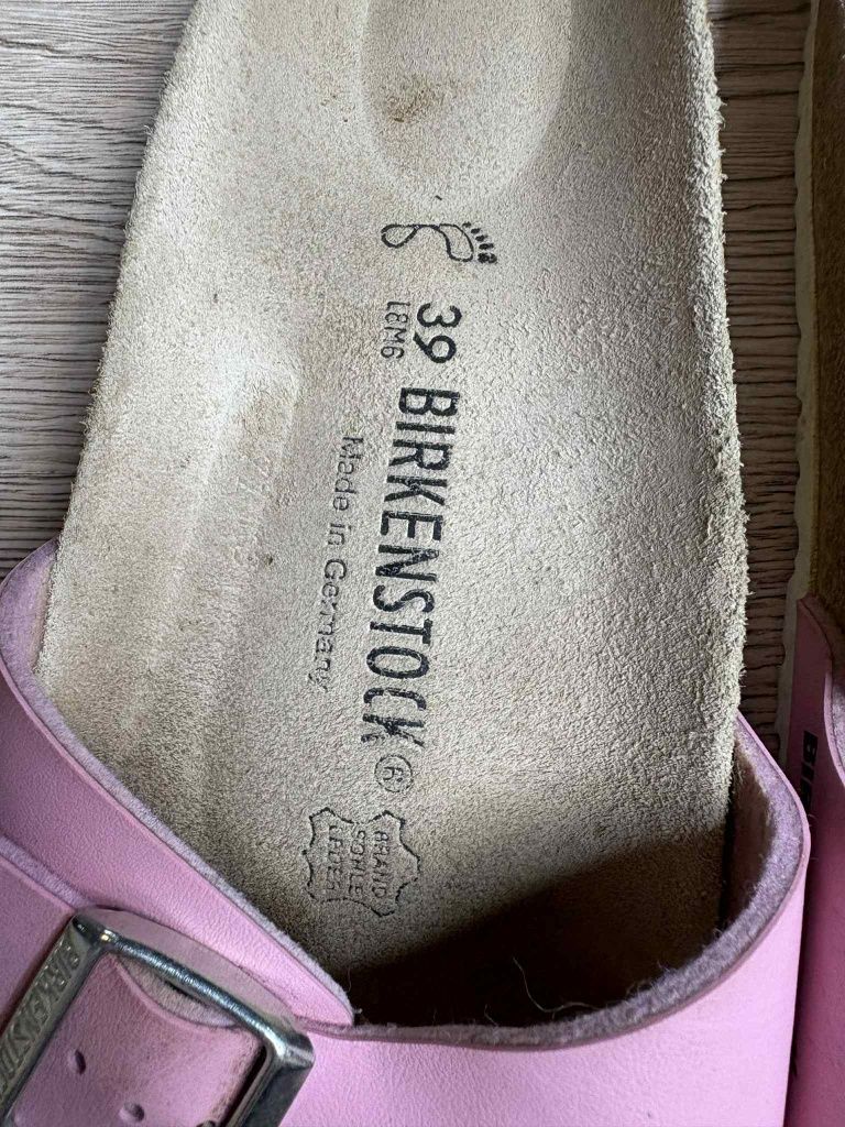 Klapki skórzane Birkenstock madrid 39