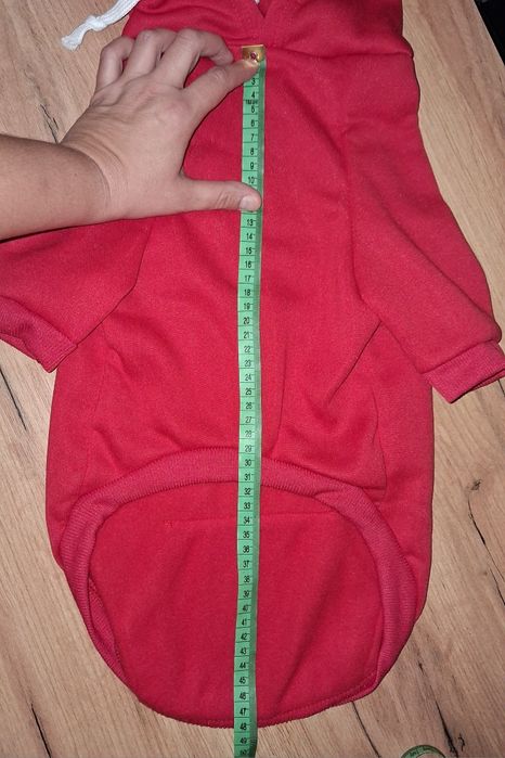 Czerwona bluza dla psa - renifer