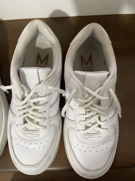 Белые кеды/кроссовки Wone