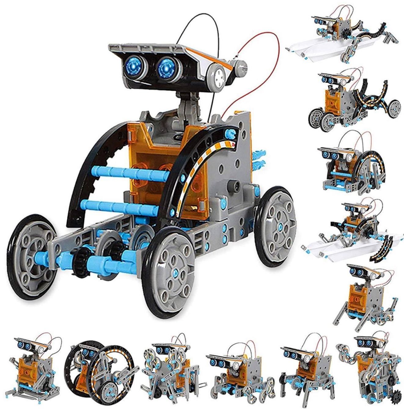 Робот конструктор Solar Robot 12в1 на солнечной батарее