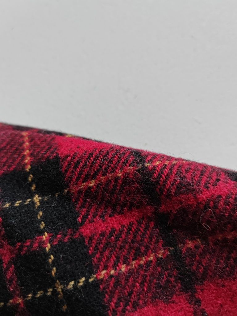 Wełniana spódnica wool wełna spódnica z wełny szkocka krata