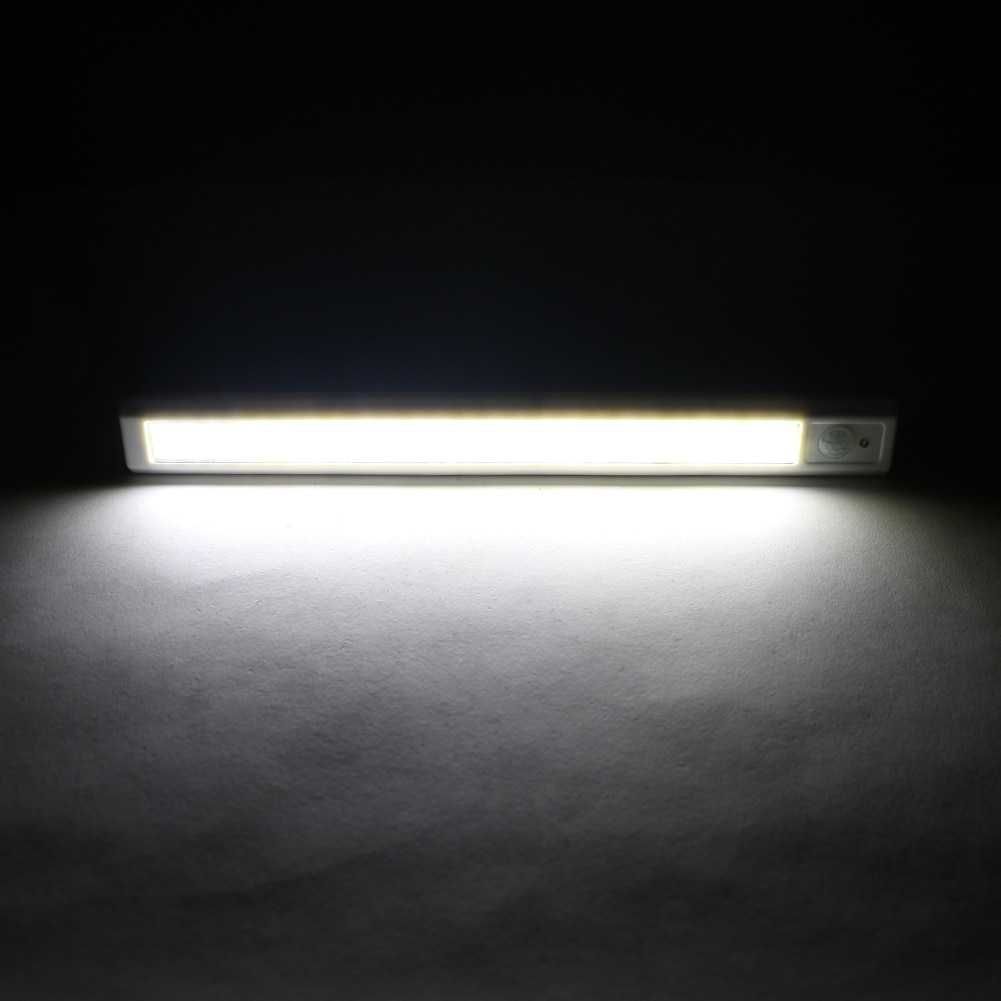 LED PIR lampa LED z czujnikiem ruchu szafka szafa lampka nocna LED