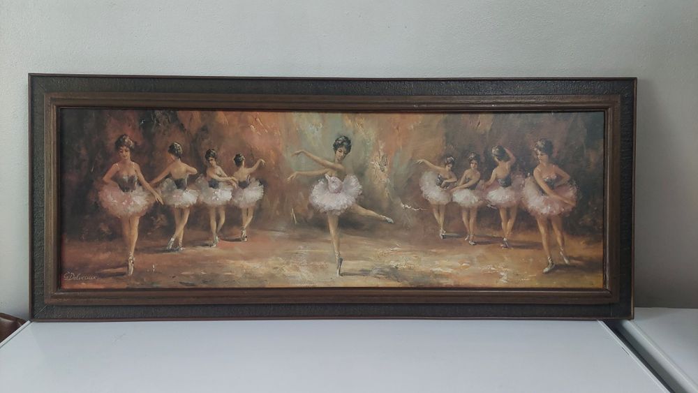 Quandro bailarinas com moldura