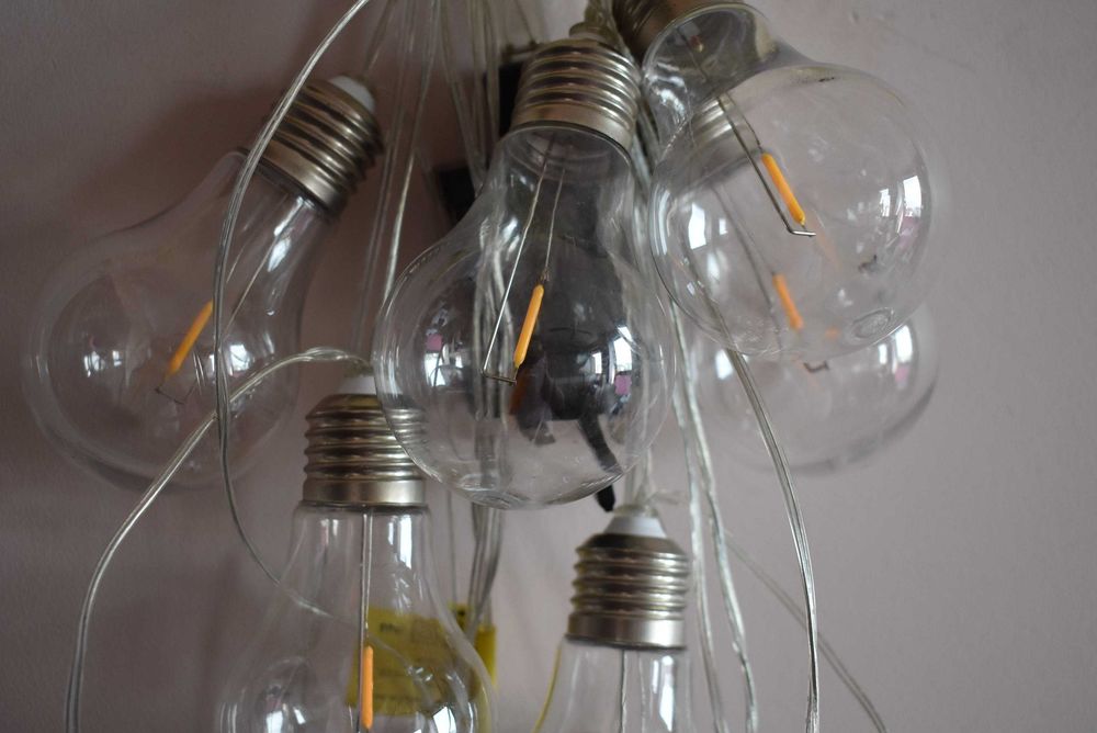 Rico GIRLANDA ogrodowa 10m + 10 żarówek  LED