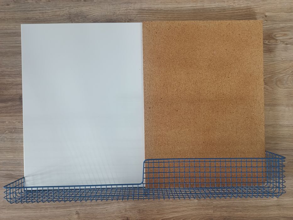 Ikea tablica magnetyczno korkowa z półką