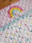 Baby Bumper Set Piękny pled-kocyk dla dziewczynki rozm.120 x 100