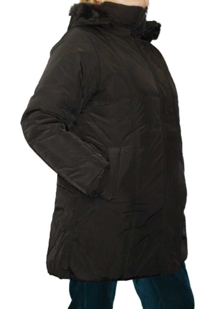 Damska kurtka gruba czarna rozmiary od XL do 5XL