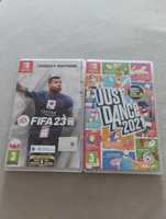 Gry na Nintendo switch: Just dance 2021,FIFA 23 legacy edition