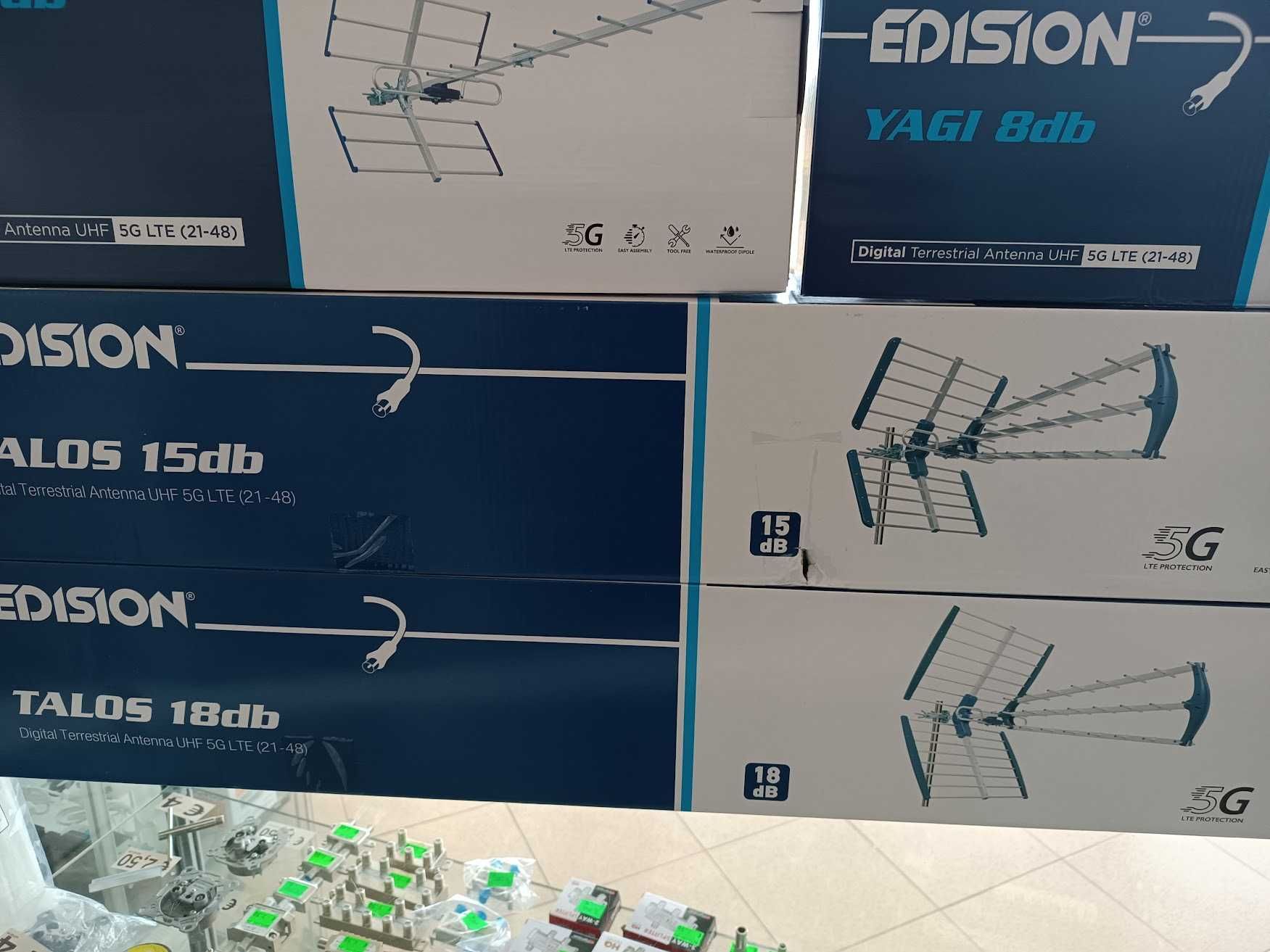 Antenas Terrestres exteriores de TDT EDISION