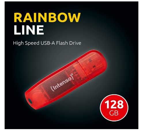 Intenso Rainbow Line 128 GB pamięć USB USB 2.0 Czerwony