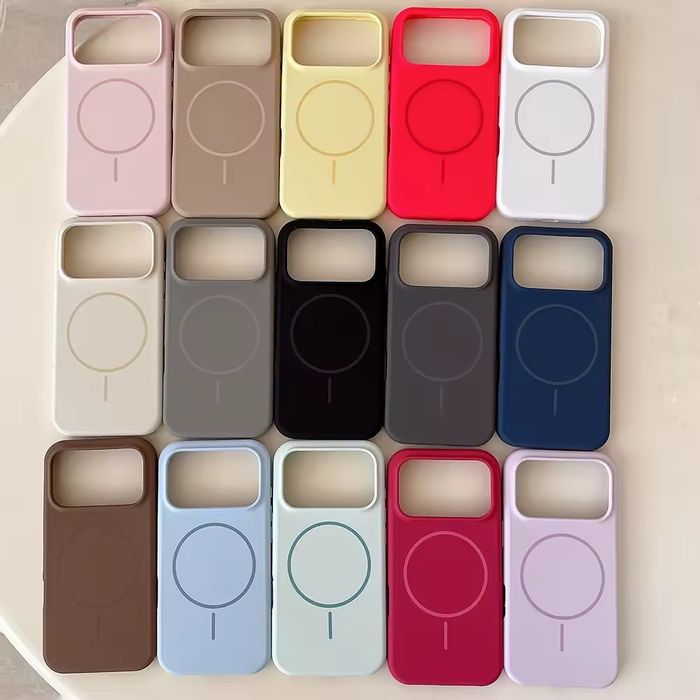 Чохол силіконовий Magsafe, для айфон iphone протиударний 16/17 серіі