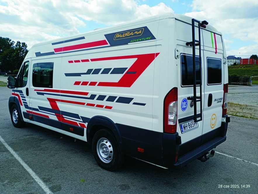Kamper Fiat Ducato 3.0 2013r zamiana na  dom mieszkalny DO 200tyś
