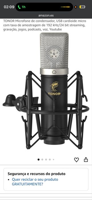 Microphone tonor tc2030 usb