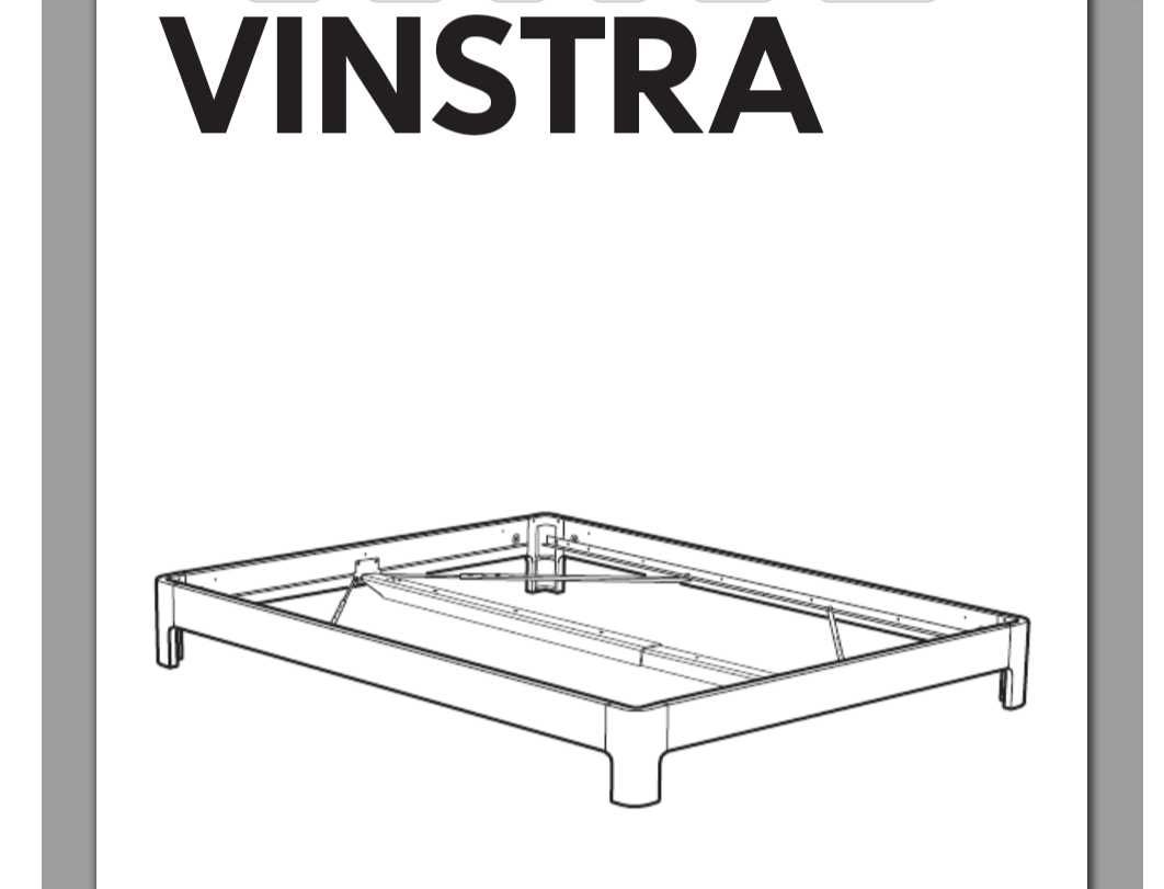 Łóżko IKEA vinstra 160x200 wraz z materacem