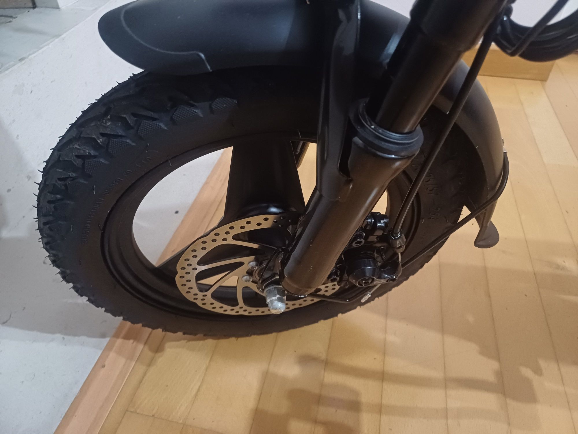 Bicicleta urbana elétrica Honey Whale S6 Pro | Pneus 14" | Motor 350W