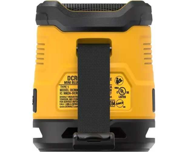 Стереодинамік bluetooth USB Type-С до 14 годин роботи DeWALT DCR008