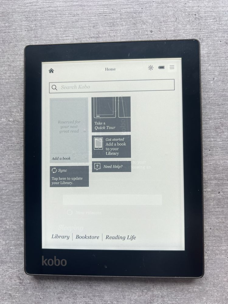 Книга Kobo Aura. N514. HD. 6 дюймів. Підсвітка