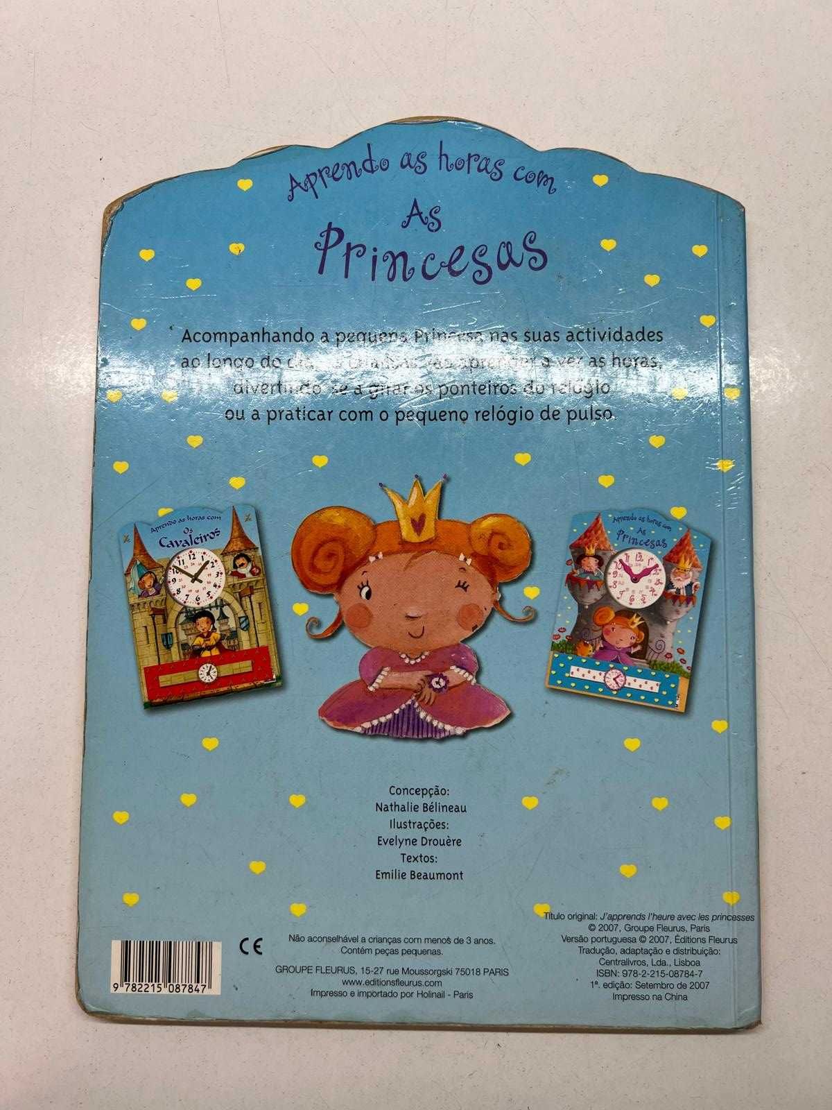 Livro - Aprendo as Horas Com as Princesas (ctt editorial grátis)