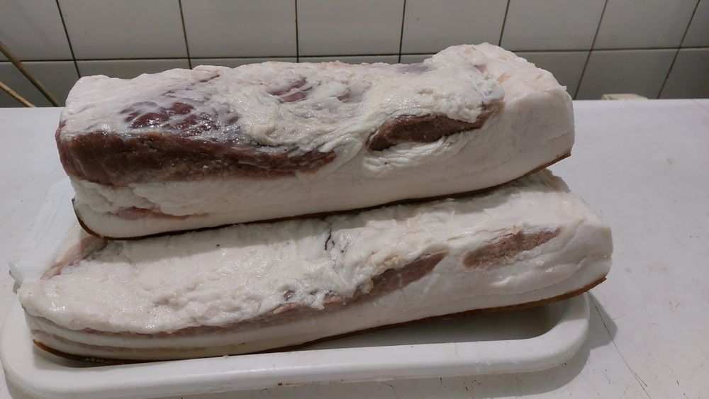 Сало домашнее маринованное генеральское