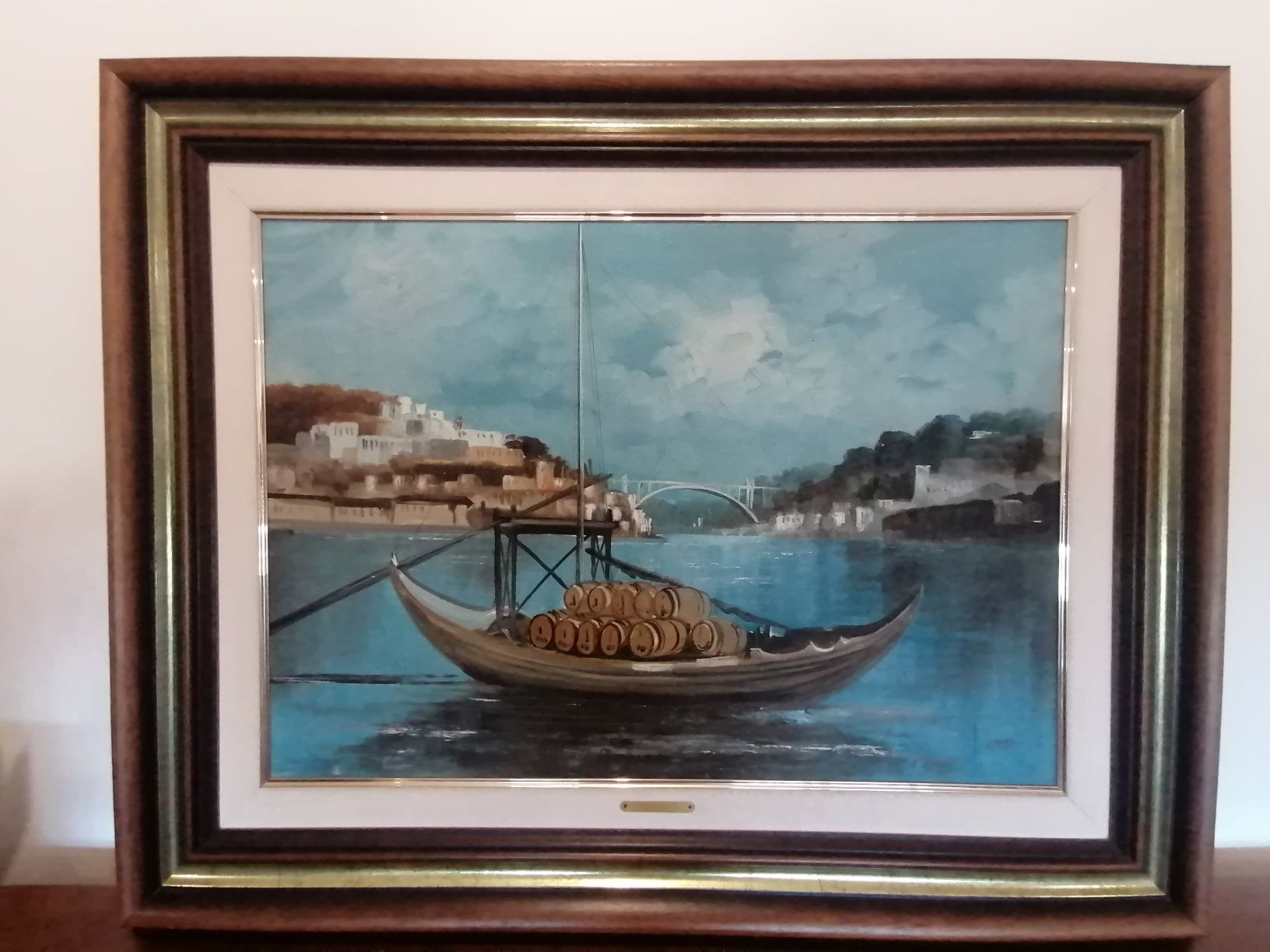 Quadro antigo Rio Douro