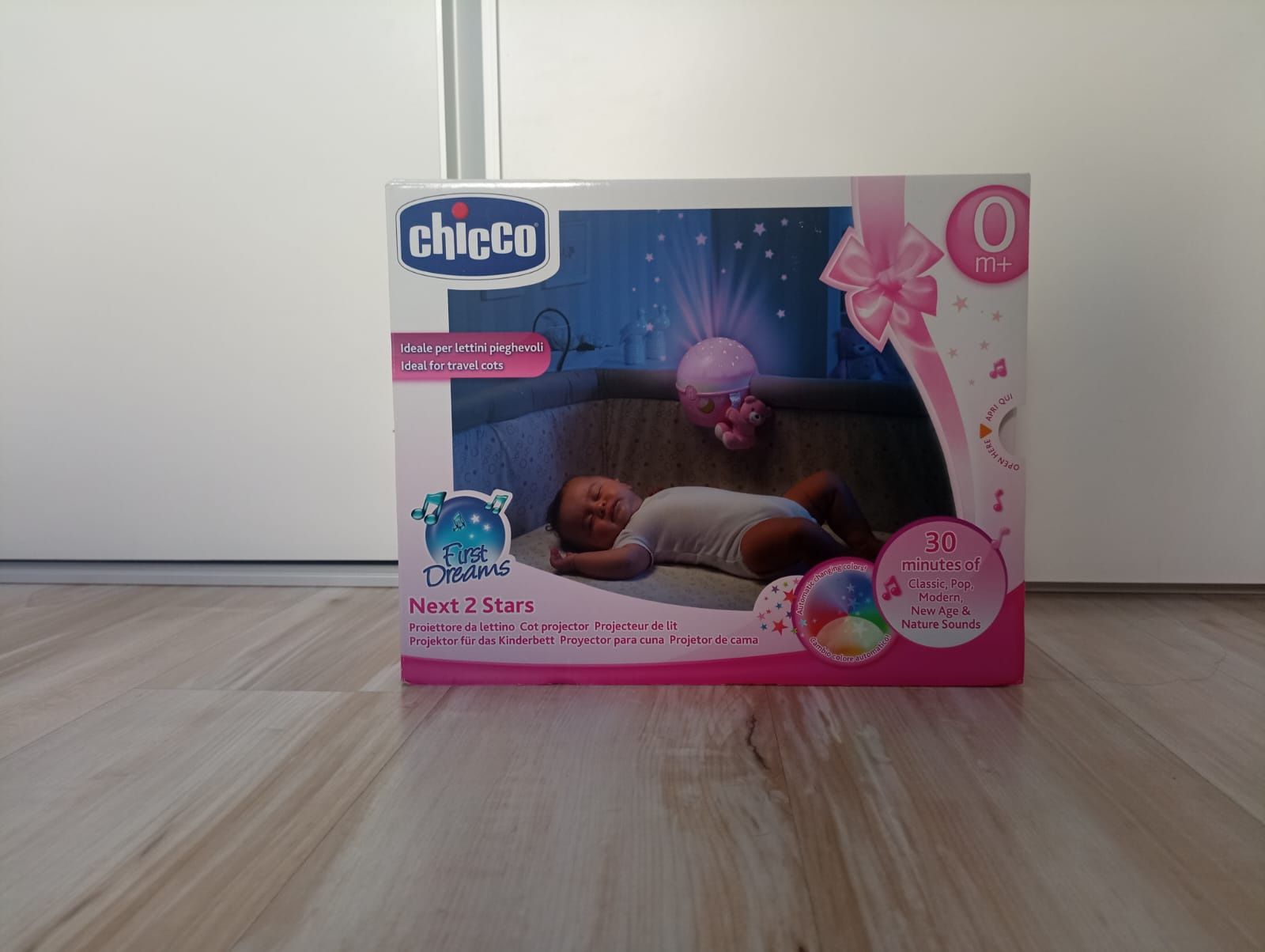 Projetor para cama de bebé