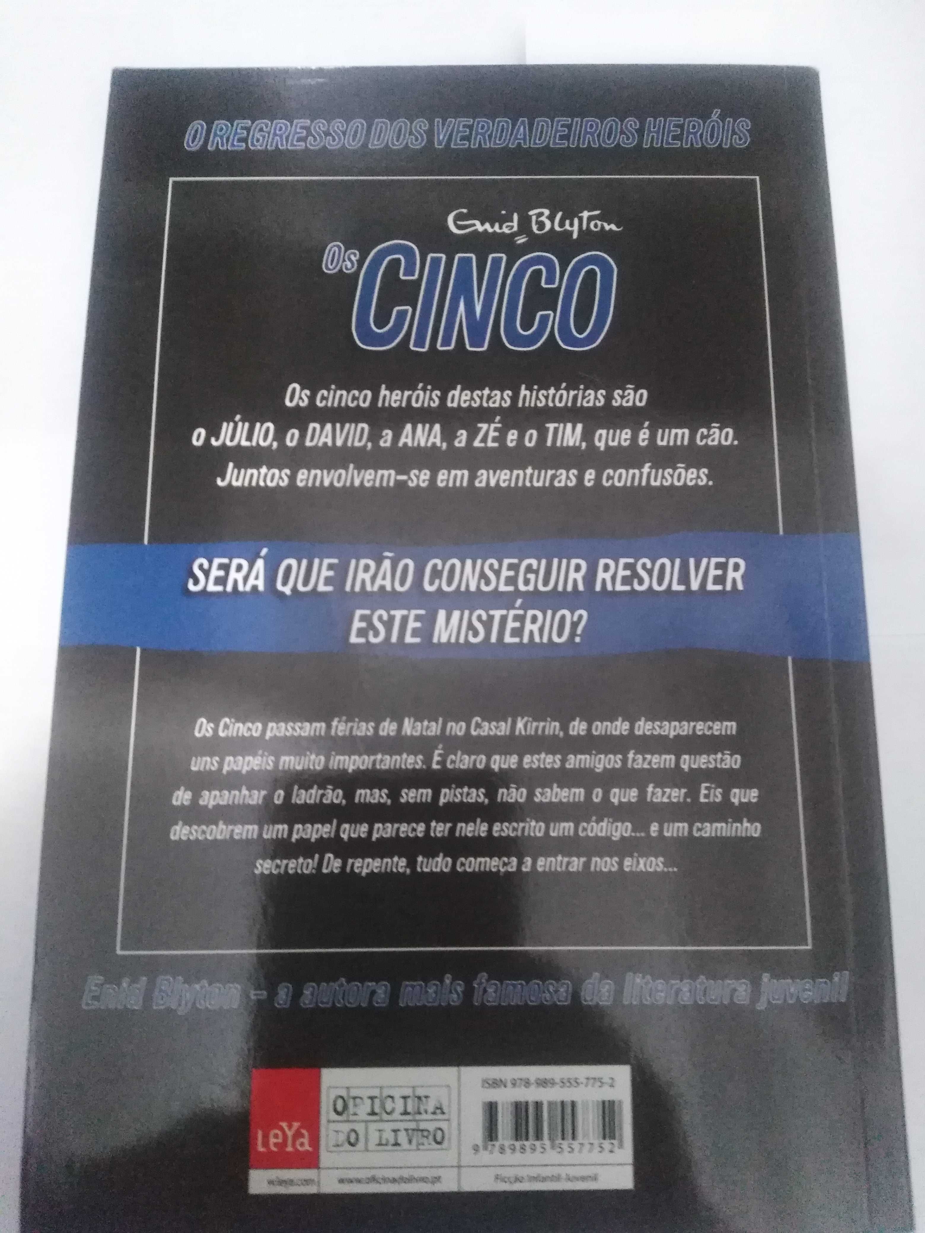 Livro Os Cinco - Nova aventura dos Cinco + Os sete e a Marca Vermelha.
