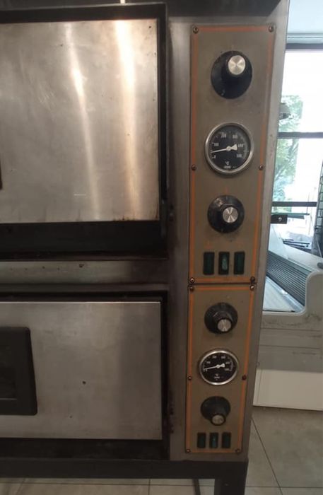 Piec do pizzy, Dwukomorowy, Pizza do ogrodu do malej gastronomi,