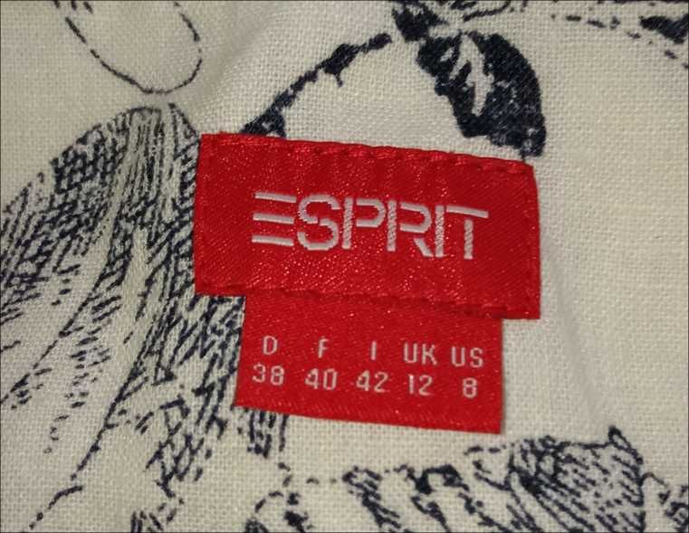 Бавовняна спідниця із квітковим принтом esprit р. 48