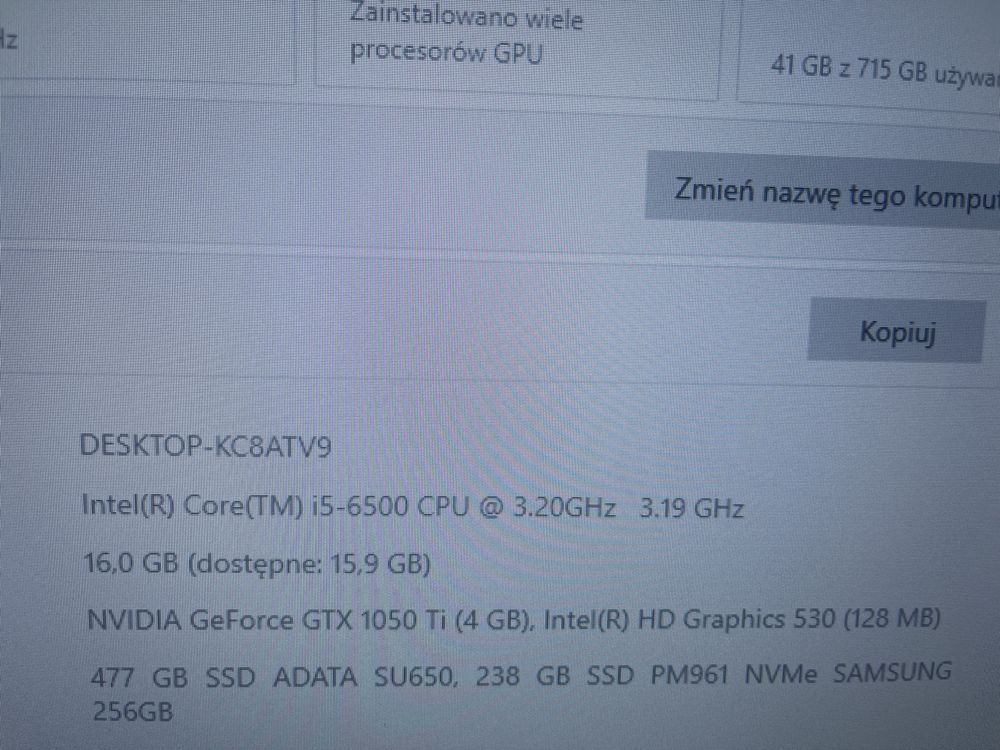 Hp Elitedesk 800 G3 Tower + gtx 1050ti