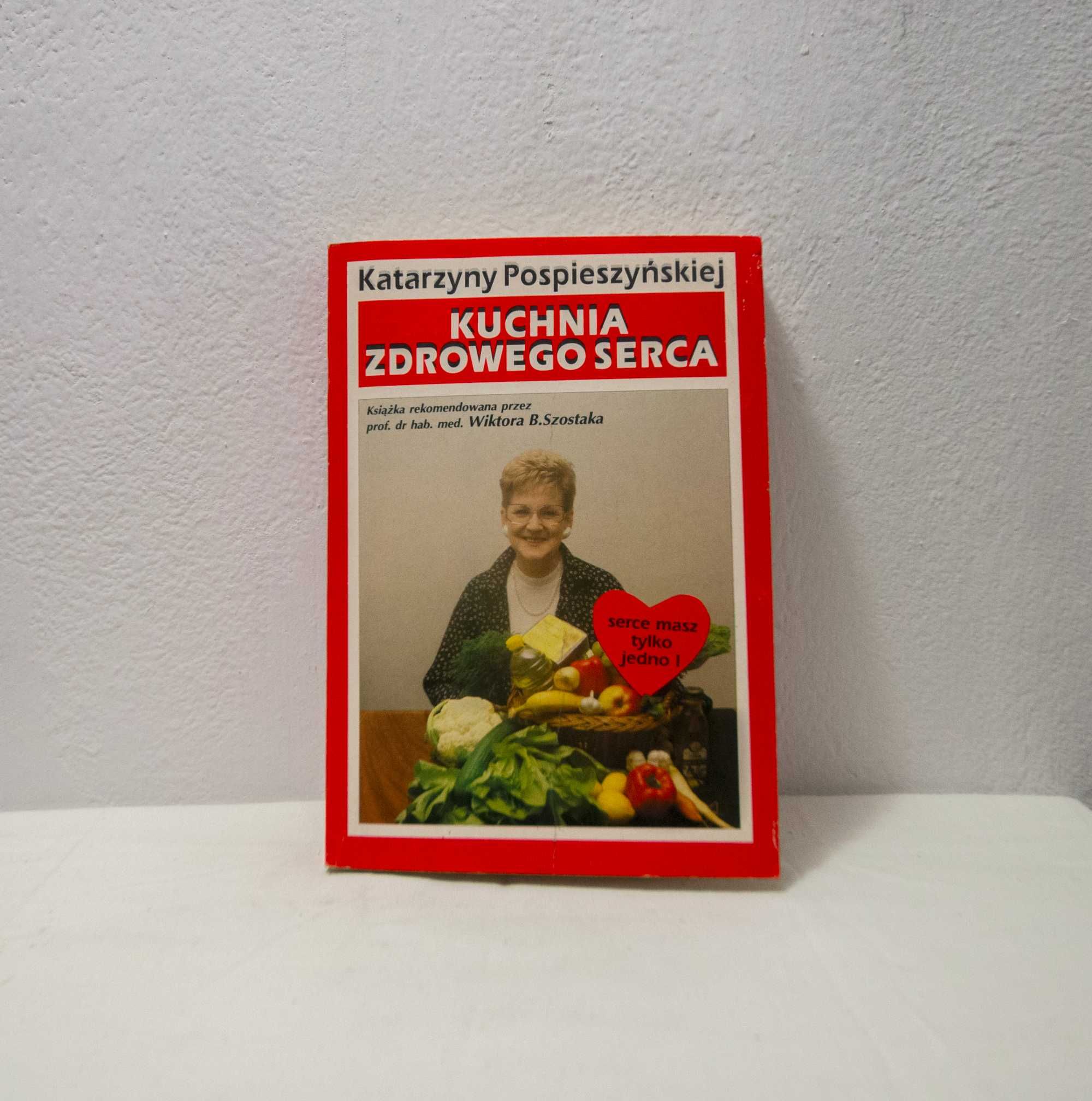 Książki "Kuchnia zdrowego serca", "Przygoda kulinarna" Pospieszyńskiej