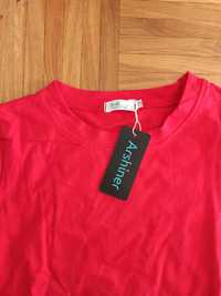 Czerwona bluzka od piżam r. 130
