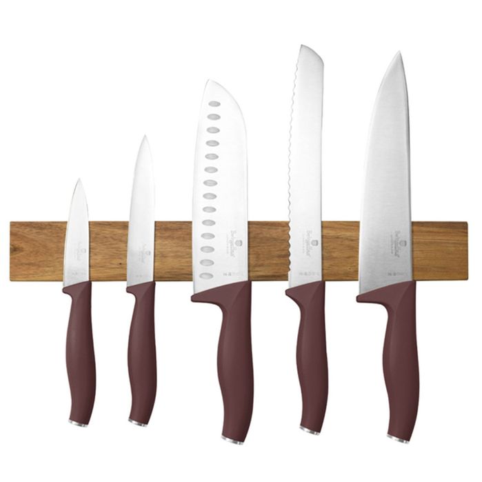 Zestaw 5 Noży Kuchennych Z Listwą Berlinger Haus Bh-2944 Leonardo