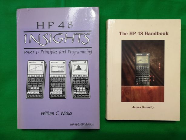 2 manuais da calculadora HP 48 / G / Gx